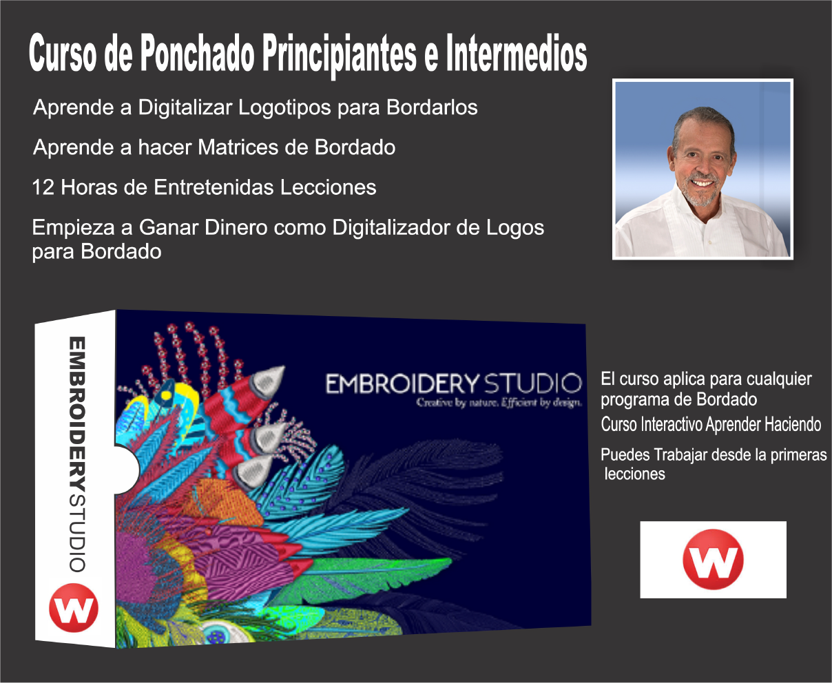 CURSO DE PONCHADO Y MATRICES DE BORDADO